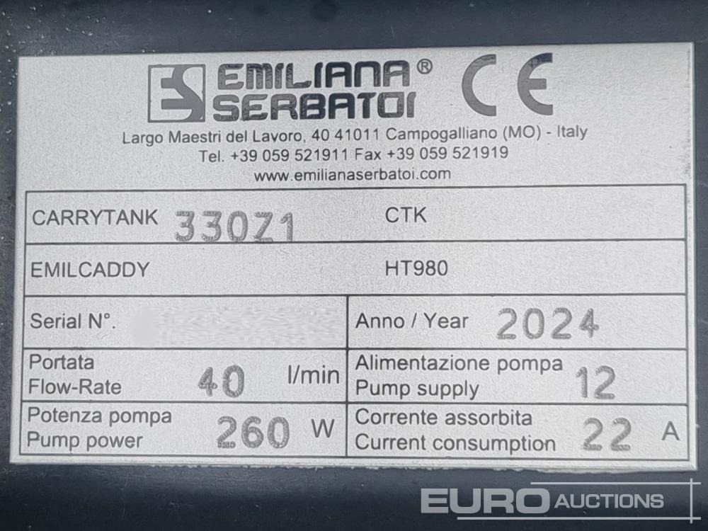 Unused Emiliana Serbatoi 330Z1 - Δεξαμενή αποθήκευσης: φωτογραφία 5 Unused Emiliana Serbatoi 330Z1 - Δεξαμενή αποθήκευσης: φωτογραφία 5