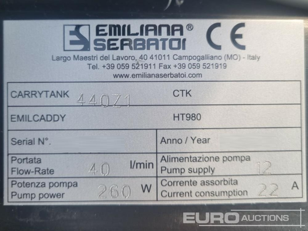Unused Emiliana Serbatoi 440Z1 - Δεξαμενή αποθήκευσης: φωτογραφία 5 Unused Emiliana Serbatoi 440Z1 - Δεξαμενή αποθήκευσης: φωτογραφία 5