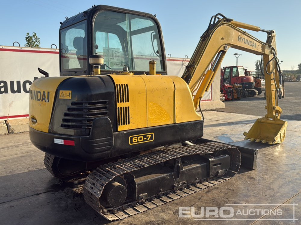 Hyundai R60-7 - Μίνι εκσκαφέας: φωτογραφία 5 Hyundai R60-7 - Μίνι εκσκαφέας: φωτογραφία 5