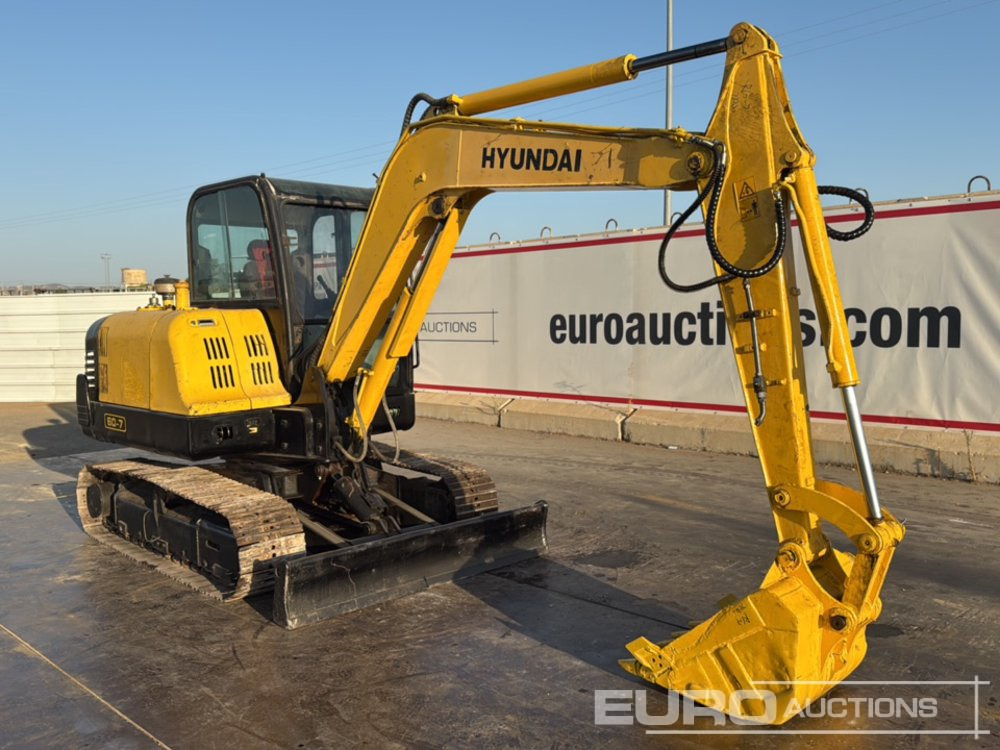 Μίνι εκσκαφέας Hyundai R60-7: φωτογραφία 7