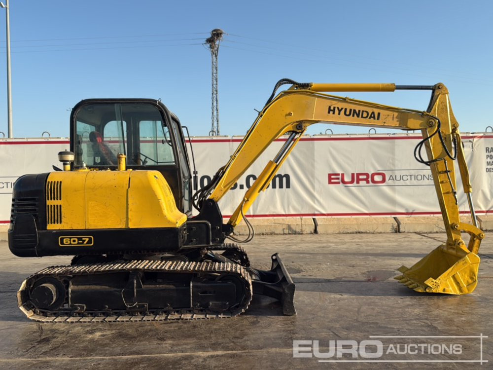 Μίνι εκσκαφέας Hyundai R60-7: φωτογραφία 6