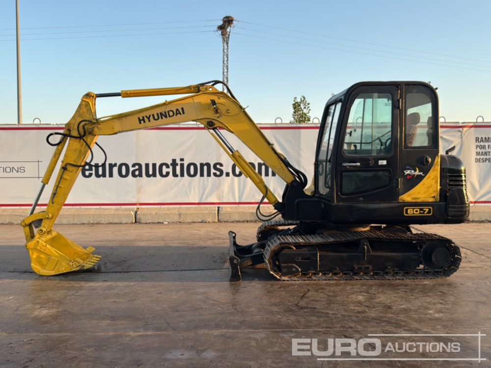 Hyundai R60-7 - Μίνι εκσκαφέας: φωτογραφία 2 Hyundai R60-7 - Μίνι εκσκαφέας: φωτογραφία 2