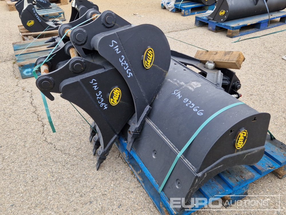 Unused 2024 Geith AT2.8R-1200SR 48" Tilt Ditching Bucket, H03-0450 18" Digging Bucket, H03-0300 12" Digging Bucket 35mm Pin to suit Mini / Conjunto Cazos Excavator - Κουβάς: φωτογραφία 4 Unused 2024 Geith AT2.8R-1200SR 48" Tilt Ditching Bucket, H03-0450 18" Digging Bucket, H03-0300 12" Digging Bucket 35mm Pin to suit Mini / Conjunto Cazos Excavator - Κουβάς: φωτογραφία 4