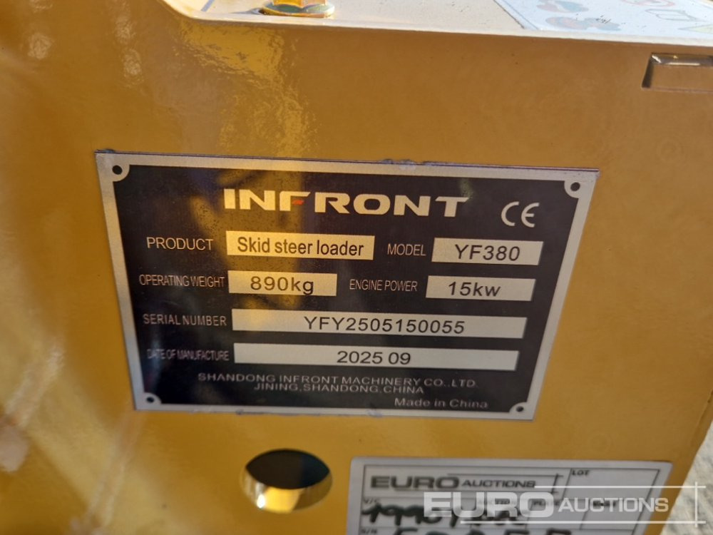 Φορτωτής πλάγιας ολίσθησης Unused 2025 Infront YF380: φωτογραφία 25