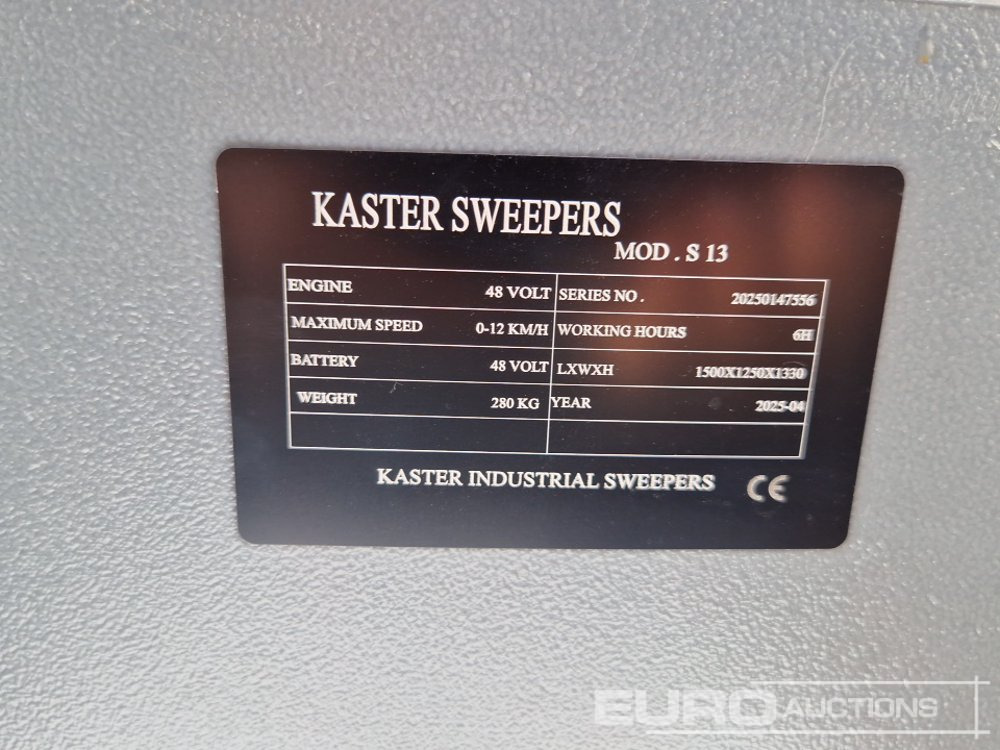 Σάρωθρο δρόμων Unused 2025 Kaster S.13: φωτογραφία 19 Σάρωθρο δρόμων Unused 2025 Kaster S.13: φωτογραφία 19