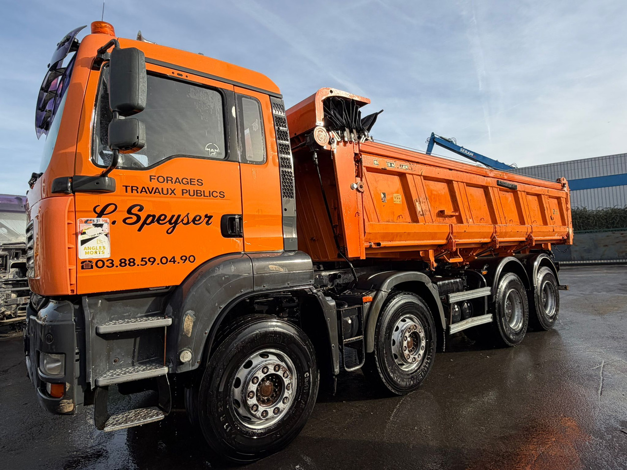 Camion benne arrière MAN avec benne Meiller BC-823-PC - Φορτηγό ανατρεπόμενο: φωτογραφία 4 Camion benne arrière MAN avec benne Meiller BC-823-PC - Φορτηγό ανατρεπόμενο: φωτογραφία 4