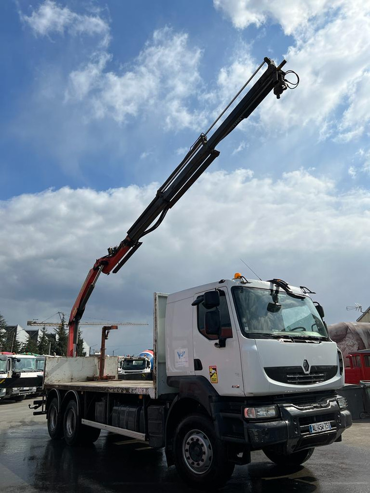 Camion grue Renault 410 AL-454-TS - Φορτηγό με ανοιχτή καρότσα, Φορτηγό με γερανό: φωτογραφία 3 Camion grue Renault 410 AL-454-TS - Φορτηγό με ανοιχτή καρότσα, Φορτηγό με γερανό: φωτογραφία 3