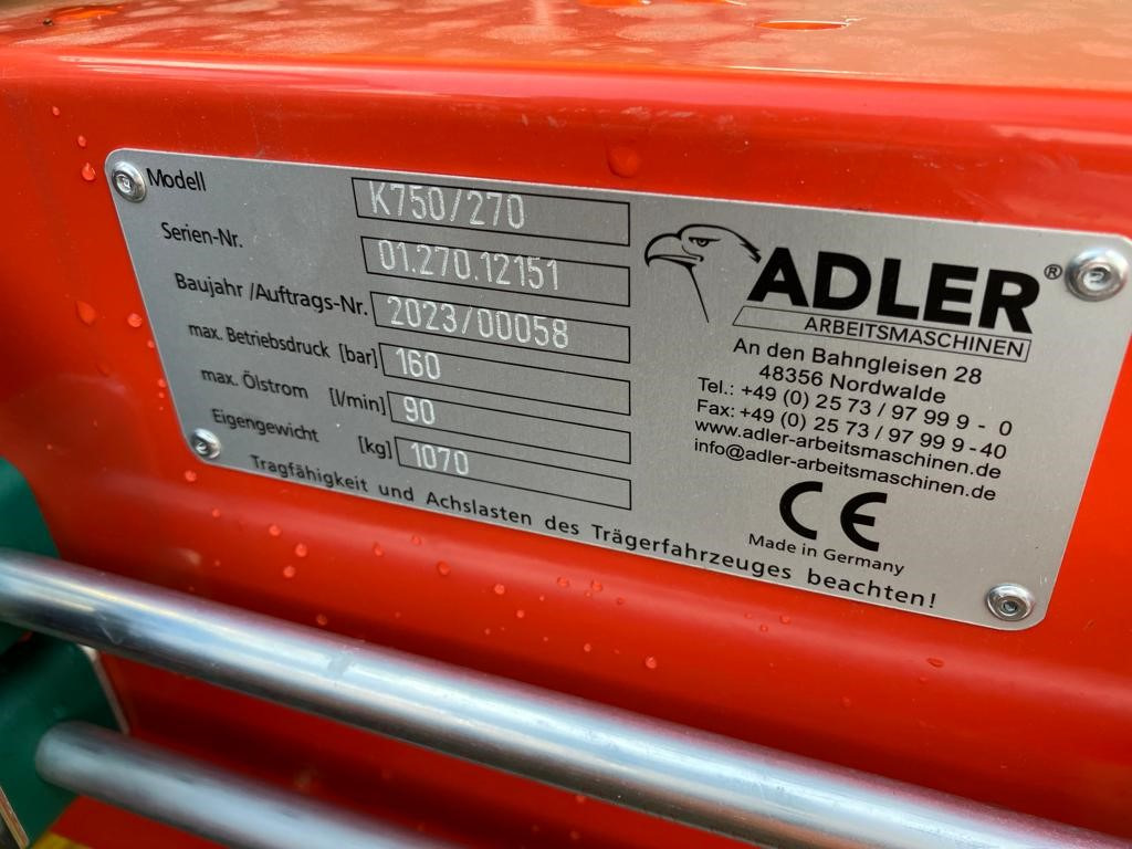 Adler KS 750 - Μηχανηματα κτηνοτροφιασ: φωτογραφία 2 Adler KS 750 - Μηχανηματα κτηνοτροφιασ: φωτογραφία 2