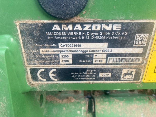 Amazone Catros  5002-2 - Δισκοσβάρνα: φωτογραφία 2 Amazone Catros  5002-2 - Δισκοσβάρνα: φωτογραφία 2
