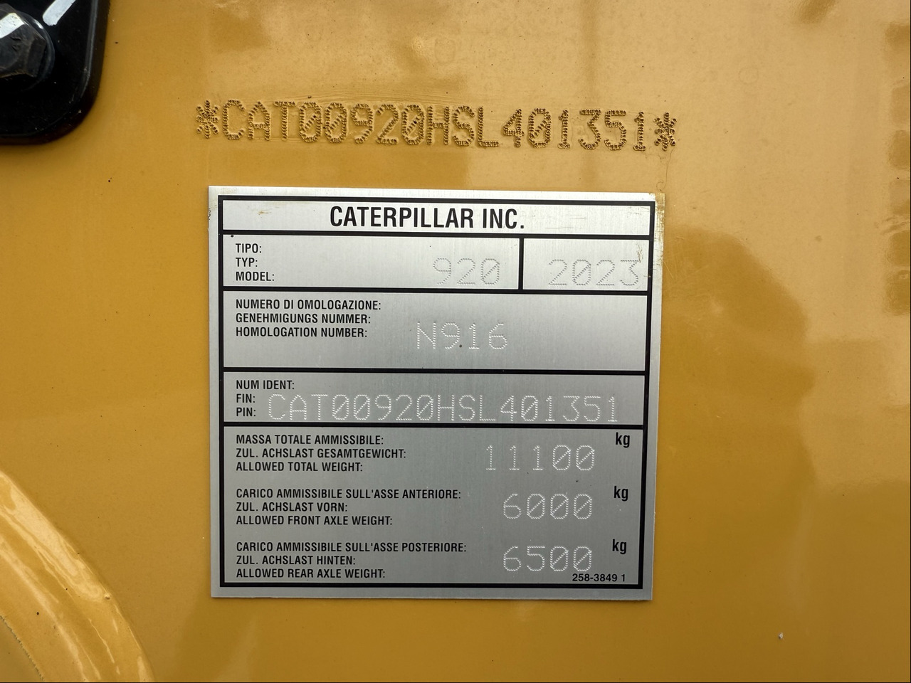 Caterpillar Radlader 920 Radlader - Ελαστιχοφόρος φορτωτής: φωτογραφία 2 Caterpillar Radlader 920 Radlader - Ελαστιχοφόρος φορτωτής: φωτογραφία 2