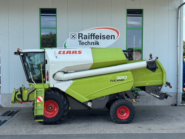 Claas Tucano 320 - Θεριζοαλωνιστική μηχανή: φωτογραφία 1 Claas Tucano 320 - Θεριζοαλωνιστική μηχανή: φωτογραφία 1