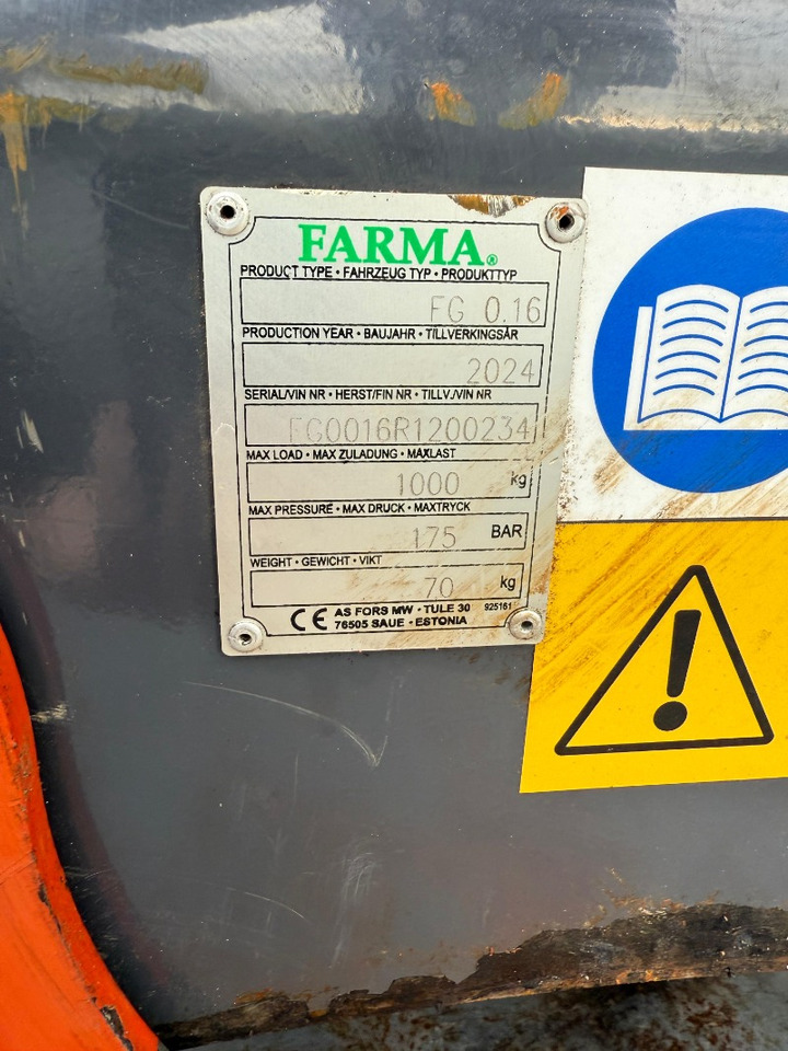 Farma Rückeanhänger mit Kran - Δασική ρυμούλκα: φωτογραφία 2 Farma Rückeanhänger mit Kran - Δασική ρυμούλκα: φωτογραφία 2