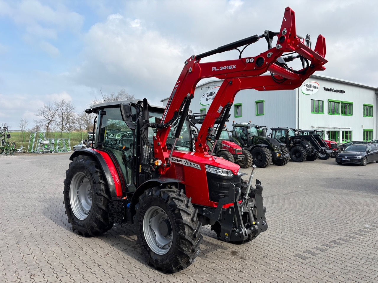 Massey Ferguson 4708 M Cab - Τρακτέρ: φωτογραφία 1 Massey Ferguson 4708 M Cab - Τρακτέρ: φωτογραφία 1