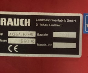 Rauch Axera H EMC - Λιπασματοδιανομέας: φωτογραφία 2 Rauch Axera H EMC - Λιπασματοδιανομέας: φωτογραφία 2