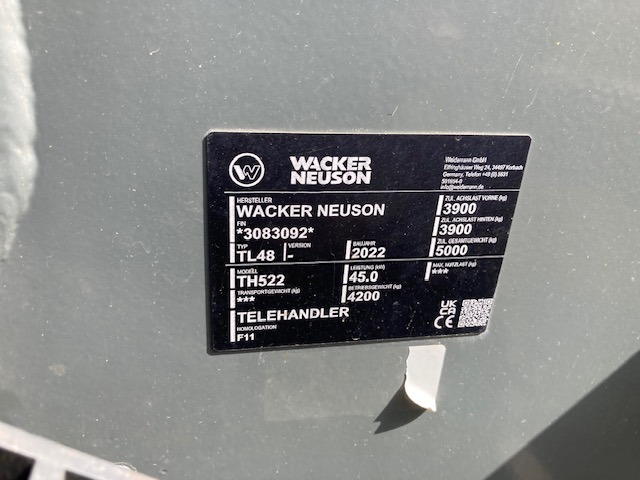 Wacker Neuson TH 522 - Φορτωτής: φωτογραφία 2 Wacker Neuson TH 522 - Φορτωτής: φωτογραφία 2