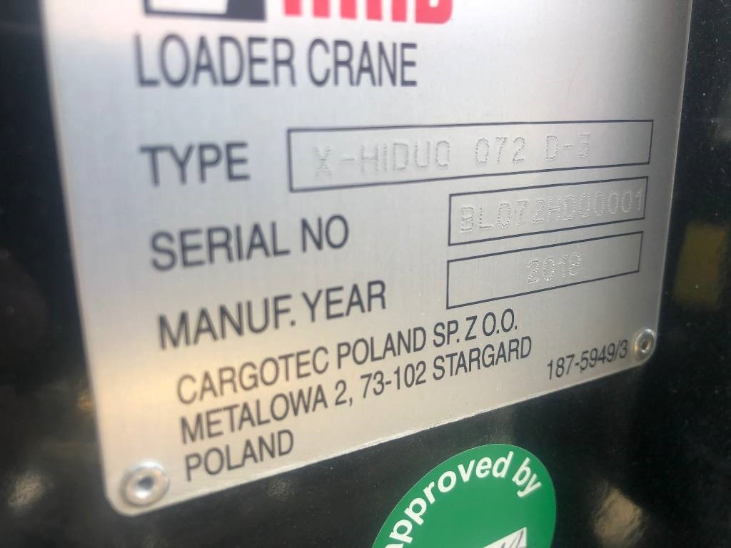 Hiab X-HiDuo 072 D-3 - Γερανός παπαγάλος για Φορτηγό: φωτογραφία 3 Hiab X-HiDuo 072 D-3 - Γερανός παπαγάλος για Φορτηγό: φωτογραφία 3