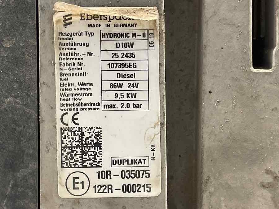 EBERSPÄCHER HYDRONIC D10W - Καμπίνα και εσωτερικό για Φορτηγό: φωτογραφία 3 EBERSPÄCHER HYDRONIC D10W - Καμπίνα και εσωτερικό για Φορτηγό: φωτογραφία 3