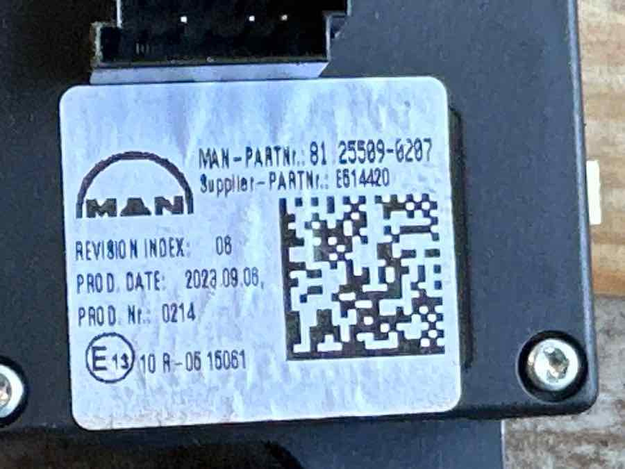 MAN STEERING SWITCH 81.25509-0207 - Καμπίνα και εσωτερικό για Φορτηγό: φωτογραφία 3 MAN STEERING SWITCH 81.25509-0207 - Καμπίνα και εσωτερικό για Φορτηγό: φωτογραφία 3