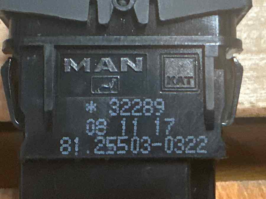 MAN SWITCH 81.25503-0322 - Καμπίνα και εσωτερικό για Φορτηγό: φωτογραφία 2 MAN SWITCH 81.25503-0322 - Καμπίνα και εσωτερικό για Φορτηγό: φωτογραφία 2