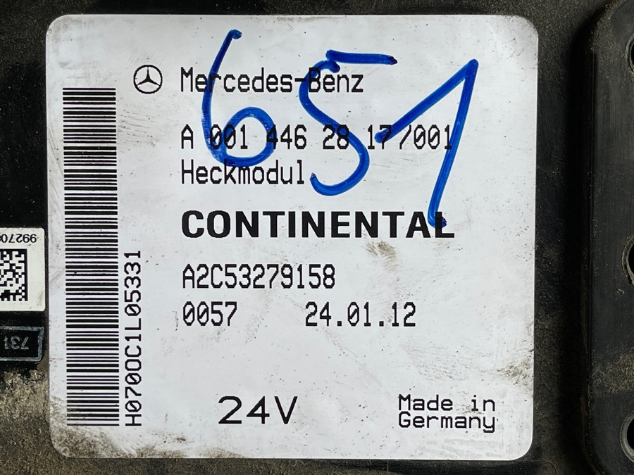 MERCEDES ECU A0014462817 - Ηλεκτρικό σύστημα για Φορτηγό: φωτογραφία 1 MERCEDES ECU A0014462817 - Ηλεκτρικό σύστημα για Φορτηγό: φωτογραφία 1