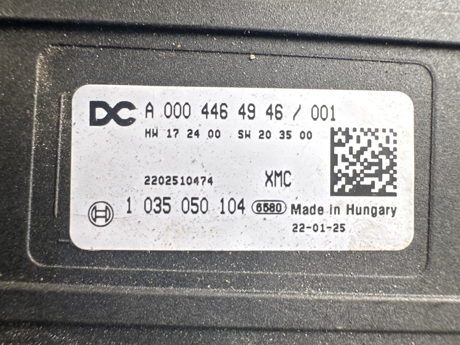 MERCEDES ECU XMC A0004464946 - Ηλεκτρικό σύστημα για Φορτηγό: φωτογραφία 3 MERCEDES ECU XMC A0004464946 - Ηλεκτρικό σύστημα για Φορτηγό: φωτογραφία 3