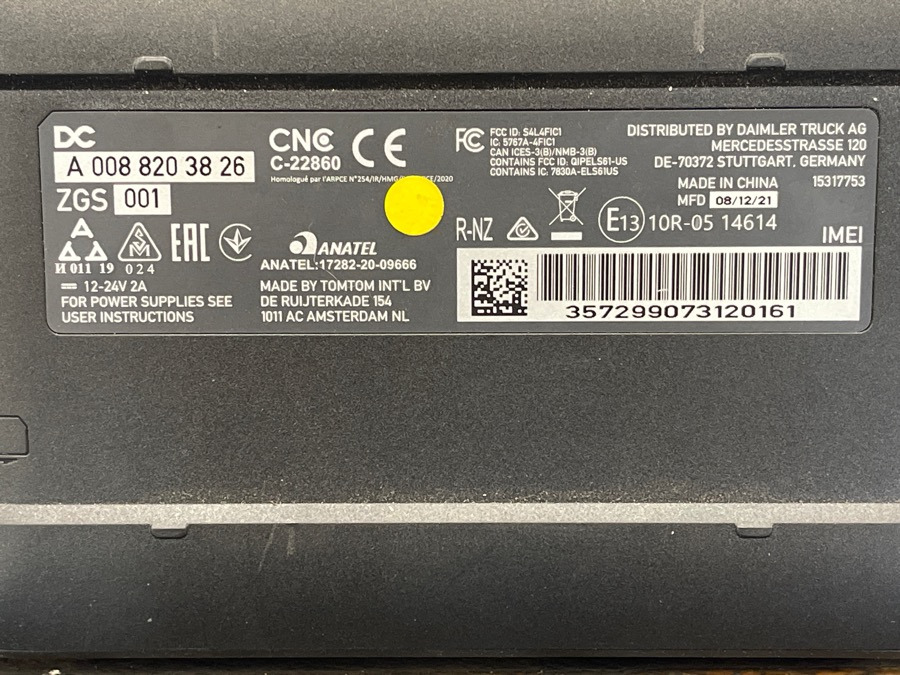 MERCEDES ECU ZGS TOMTOM A0088203826 - Ηλεκτρικό σύστημα για Φορτηγό: φωτογραφία 2 MERCEDES ECU ZGS TOMTOM A0088203826 - Ηλεκτρικό σύστημα για Φορτηγό: φωτογραφία 2