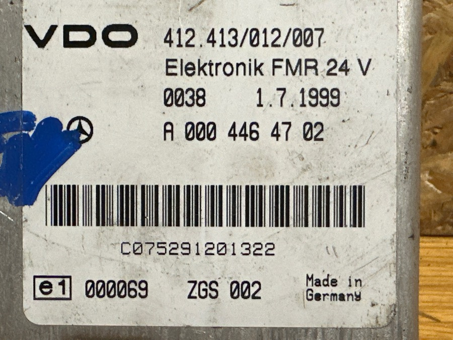 MERCEDES VDO EUC A0004464702 - Ηλεκτρικό σύστημα για Φορτηγό: φωτογραφία 2 MERCEDES VDO EUC A0004464702 - Ηλεκτρικό σύστημα για Φορτηγό: φωτογραφία 2