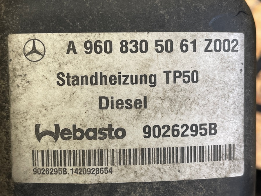 MERCEDES WATER HEATER A9608305061 - Καμπίνα και εσωτερικό για Φορτηγό: φωτογραφία 3 MERCEDES WATER HEATER A9608305061 - Καμπίνα και εσωτερικό για Φορτηγό: φωτογραφία 3