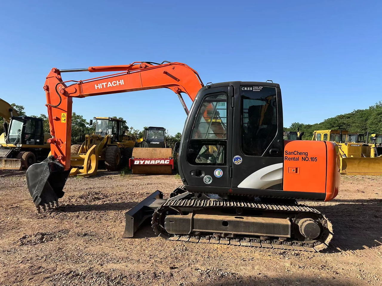 Hitachi ZX70 mini excavator - Μίνι εκσκαφέας: φωτογραφία 1 Hitachi ZX70 mini excavator - Μίνι εκσκαφέας: φωτογραφία 1