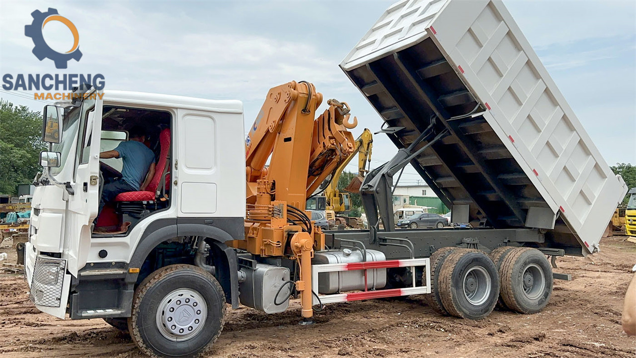 SINOTRUK Howo 371 6x4 crane truck - Φορτηγό με γερανό: φωτογραφία 4 SINOTRUK Howo 371 6x4 crane truck - Φορτηγό με γερανό: φωτογραφία 4