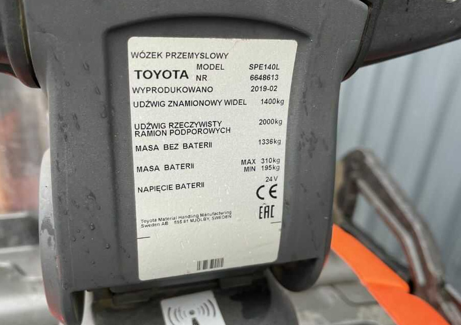 BT SPE140L - Μηχάνημα στοίβαξης: φωτογραφία 4 BT SPE140L - Μηχάνημα στοίβαξης: φωτογραφία 4