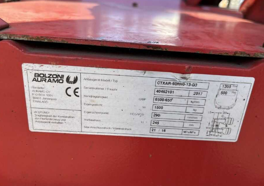 Σφιγκτήρας για Περονοφόρο όχημα Bolzoni CTXAR-60RH0-13-G3: φωτογραφία 6