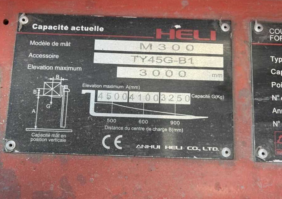 Heli CPYD50 - Υγραεριοκίνητο περονοφόρο: φωτογραφία 1 Heli CPYD50 - Υγραεριοκίνητο περονοφόρο: φωτογραφία 1