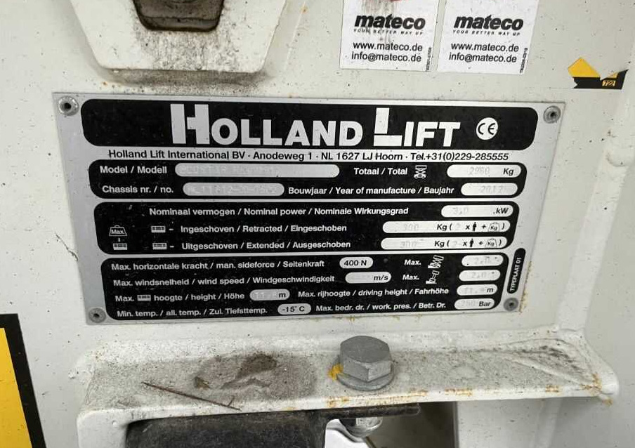 Holland-Lift ECOSTAR HL-11812 - Ψαλιδωτό ανυψωτικό: φωτογραφία 4 Holland-Lift ECOSTAR HL-11812 - Ψαλιδωτό ανυψωτικό: φωτογραφία 4