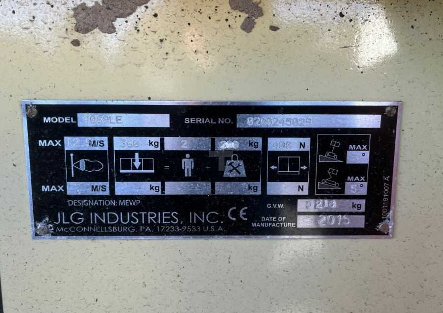 JLG 4069LE - Ψαλιδωτό ανυψωτικό: φωτογραφία 4 JLG 4069LE - Ψαλιδωτό ανυψωτικό: φωτογραφία 4