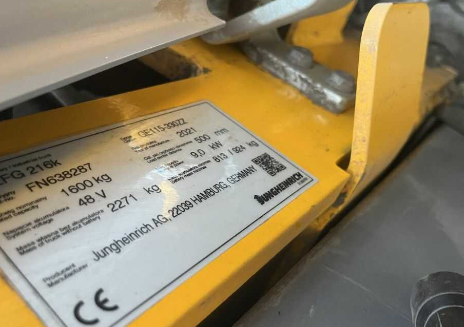 Jungheinrich EFG216k - Ηλεκτροκίνητο περονοφόρο: φωτογραφία 4 Jungheinrich EFG216k - Ηλεκτροκίνητο περονοφόρο: φωτογραφία 4