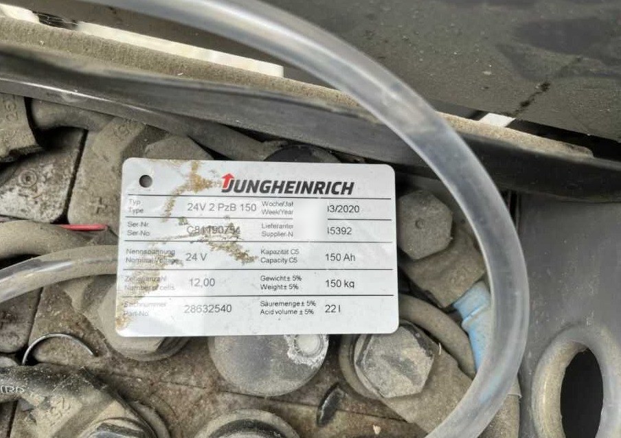 Μηχάνημα στοίβαξης Jungheinrich EJC110: φωτογραφία 7