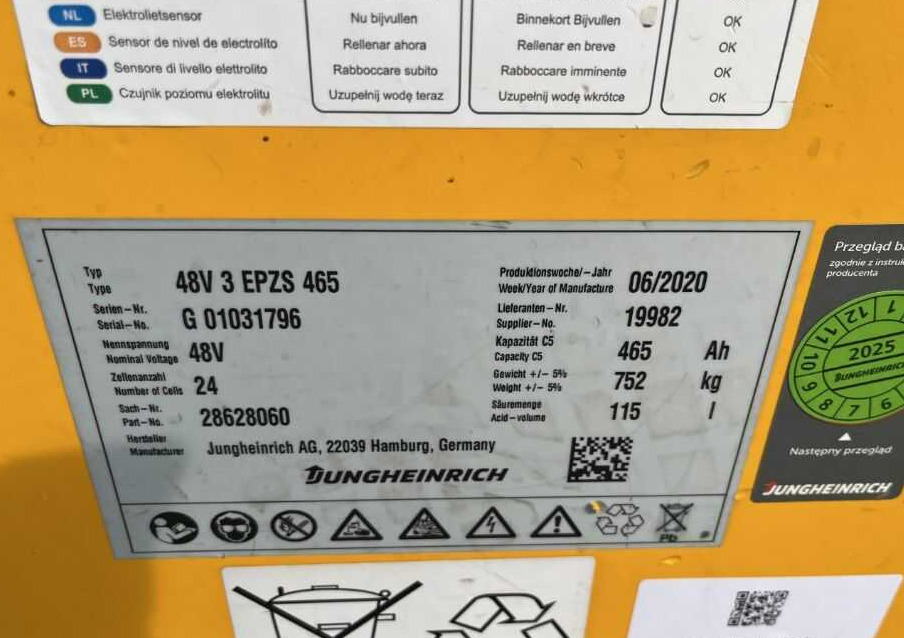 Ανυψωτικό στενών δρόμων Jungheinrich ETV110: φωτογραφία 7 Ανυψωτικό στενών δρόμων Jungheinrich ETV110: φωτογραφία 7