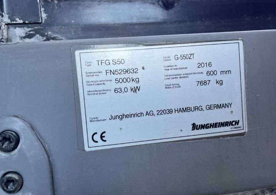 Jungheinrich TFGS50 - Υγραεριοκίνητο περονοφόρο: φωτογραφία 4 Jungheinrich TFGS50 - Υγραεριοκίνητο περονοφόρο: φωτογραφία 4