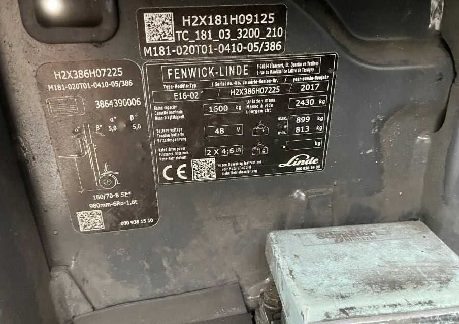 Linde E16-02 - Ηλεκτροκίνητο περονοφόρο: φωτογραφία 4 Linde E16-02 - Ηλεκτροκίνητο περονοφόρο: φωτογραφία 4