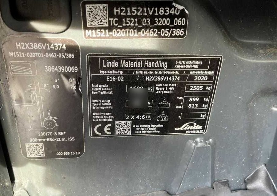 Linde E16-02 - Ηλεκτροκίνητο περονοφόρο: φωτογραφία 4 Linde E16-02 - Ηλεκτροκίνητο περονοφόρο: φωτογραφία 4