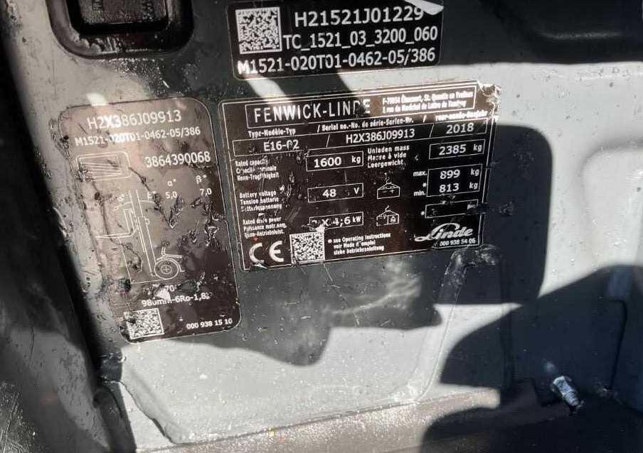 Linde E16-02 - Ηλεκτροκίνητο περονοφόρο: φωτογραφία 4 Linde E16-02 - Ηλεκτροκίνητο περονοφόρο: φωτογραφία 4