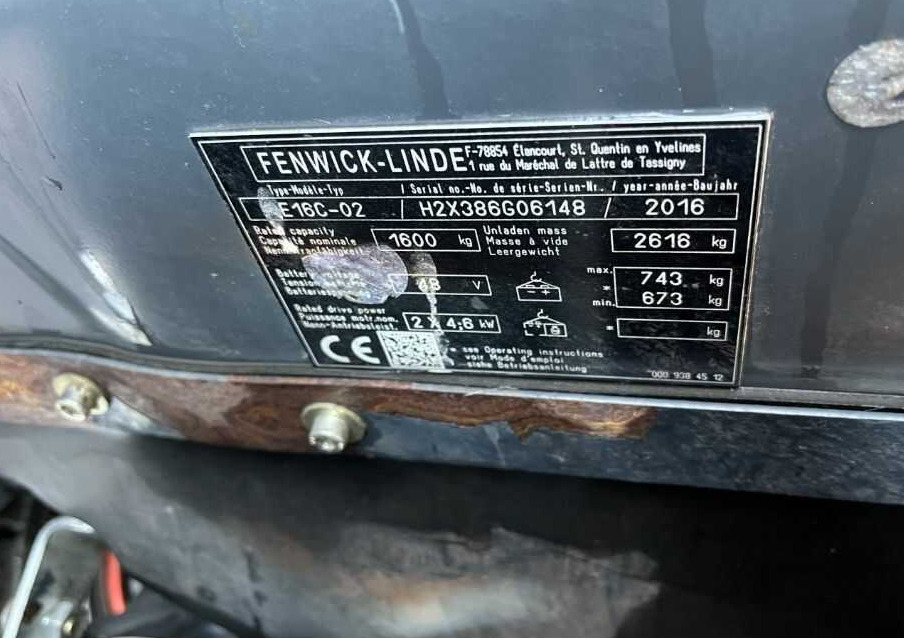 Linde E16C-02 - Ηλεκτροκίνητο περονοφόρο: φωτογραφία 4 Linde E16C-02 - Ηλεκτροκίνητο περονοφόρο: φωτογραφία 4
