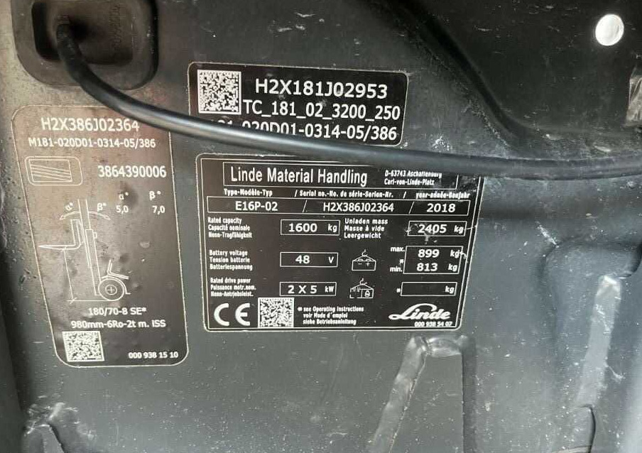 Linde E16P-02 - Ηλεκτροκίνητο περονοφόρο: φωτογραφία 4 Linde E16P-02 - Ηλεκτροκίνητο περονοφόρο: φωτογραφία 4
