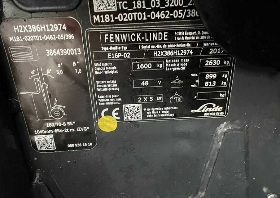 Linde E16P-02 - Ηλεκτροκίνητο περονοφόρο: φωτογραφία 4 Linde E16P-02 - Ηλεκτροκίνητο περονοφόρο: φωτογραφία 4