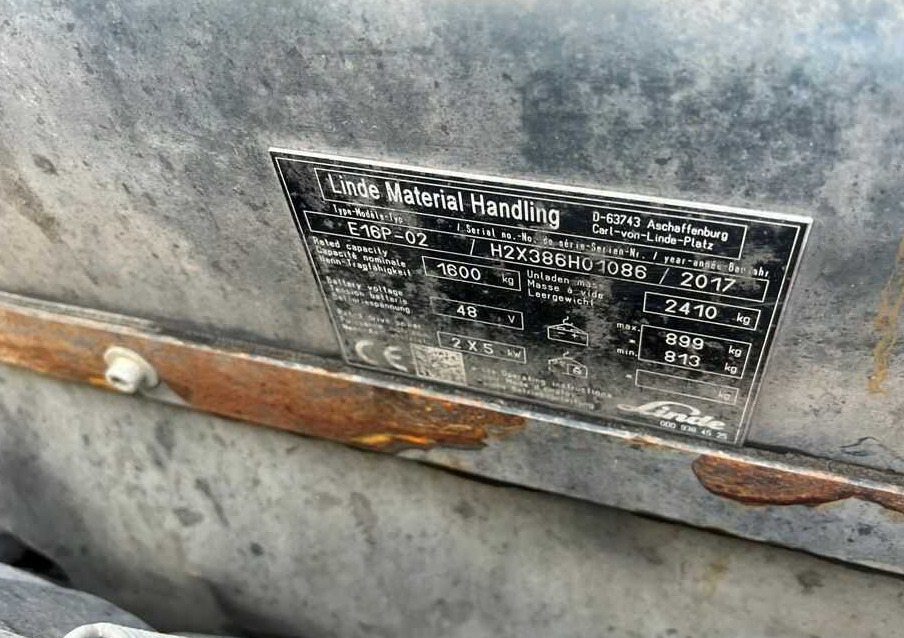 Linde E16P-02 - Ηλεκτροκίνητο περονοφόρο: φωτογραφία 4 Linde E16P-02 - Ηλεκτροκίνητο περονοφόρο: φωτογραφία 4