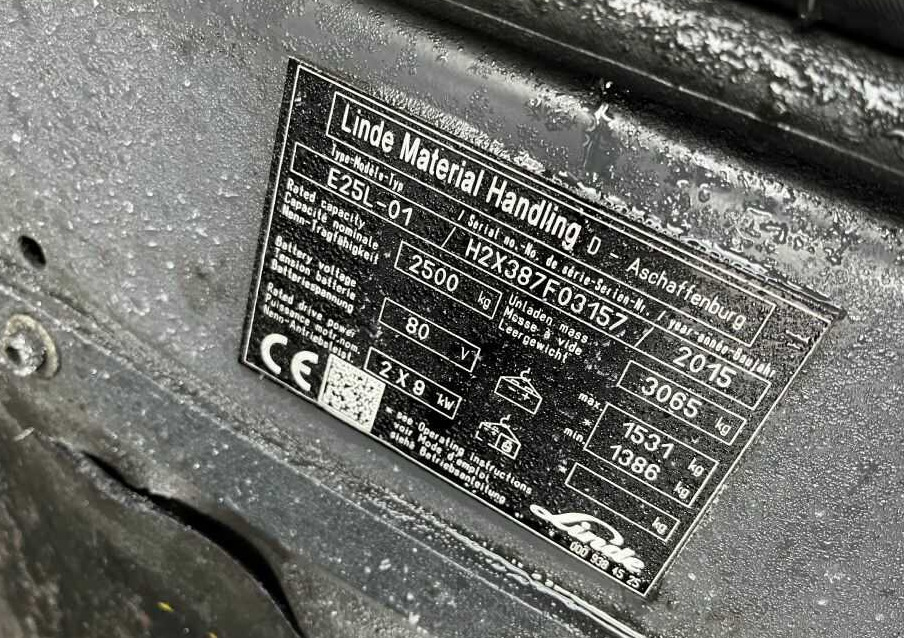 Ηλεκτροκίνητο περονοφόρο Linde E25L-01: φωτογραφία 6