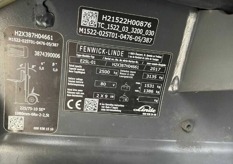 Linde E25L-02 - Ηλεκτροκίνητο περονοφόρο: φωτογραφία 4 Linde E25L-02 - Ηλεκτροκίνητο περονοφόρο: φωτογραφία 4