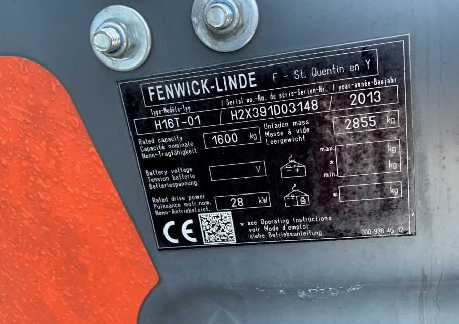 Linde H16T-01 - Υγραεριοκίνητο περονοφόρο: φωτογραφία 4 Linde H16T-01 - Υγραεριοκίνητο περονοφόρο: φωτογραφία 4