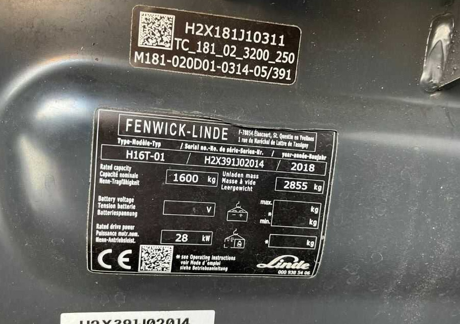 Linde H16T-01 - Υγραεριοκίνητο περονοφόρο: φωτογραφία 4 Linde H16T-01 - Υγραεριοκίνητο περονοφόρο: φωτογραφία 4
